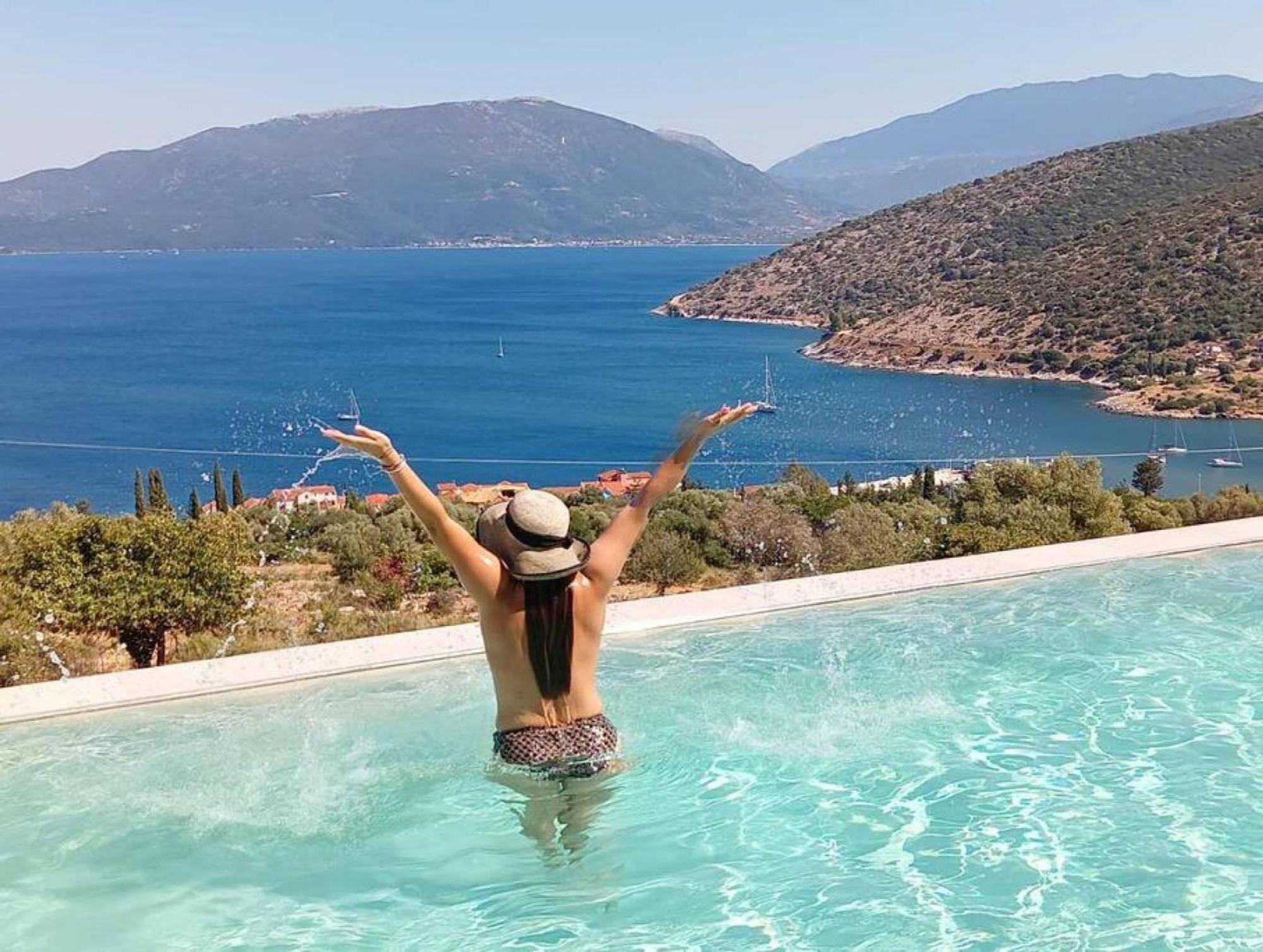 Augustela Villa Seaview Vacation Villa Agia Efimia Extérieur photo